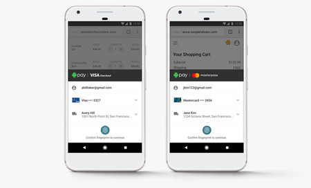 Android Pay te permitirá pagar en cualquier tienda online que acepte Visa Checkout y Masterpass