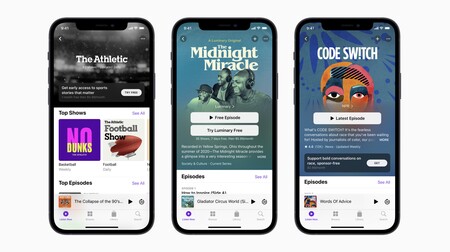 Apple Podcasts Subscriptions: las suscripciones individuales de pago al estilo de la App Store llegan a los podcast