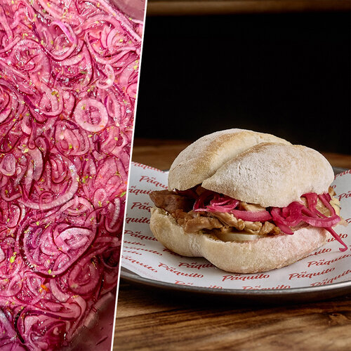 Esta cebolla encurtida mexicana tiene premio: el mejor bocadillo de cordero de Madrid, pero le va bien a cualquier carne 