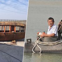De cultivar el campo a navegar bajo el agua: el agricultor chino que fabrica submarinos caseros en su tiempo libre