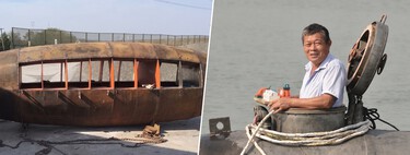 De cultivar el campo a navegar bajo el agua: el agricultor chino que fabrica submarinos caseros en su tiempo libre