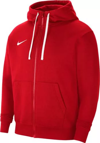 Nike M Nk Flc Park20 Fz Hoodie Sudadera, University Red/White/White, L Hombre