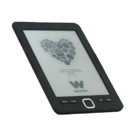 eBook - Woxter Scriba 195, Para eBook, 4GB capacidad y 6 pulgadas, Negro
