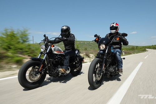Probamos las Sportster Iron y Forty Eight, dos Harley-Davidson especiales para celebrar 115 años de historia