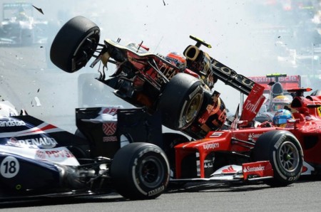 Salida Gp Belgica F1 2012