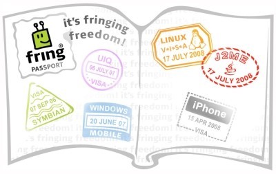 minifring, fring para móviles con Java