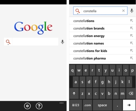 Google Search se actualiza para Windows Phone 7.5 Mango