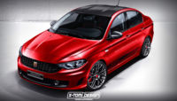 El futuro Fiat Ægea, imaginado en variante Abarth
