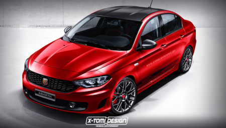 El futuro Fiat Ægea, imaginado en variante Abarth