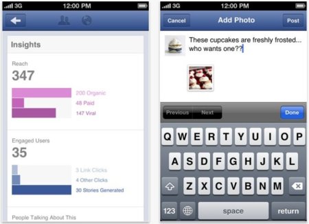 Facebook lanza una aplicación de iOS para administrar las páginas