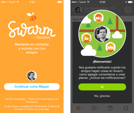 Swarm: así funciona la nueva aplicación de Foursquare para el iPhone