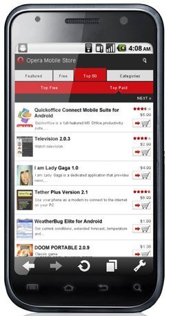 Opera Mobile Store, los chicos del navegador montan una tienda de aplicaciones