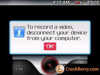 Grabación de vídeo para las Blackberry muy pronto