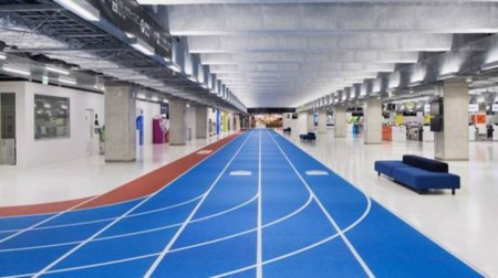 El aeropuerto que parece una prueba olímpica