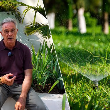 El jardinero José González, sobre el césped en verano: "Es mucho mejor regar en días alternos con caudal de agua y en mayor profundidad" 