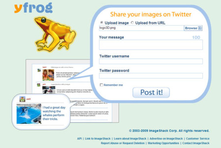 Yfrog, la opción de ImageShack para compartir imágenes en Twitter