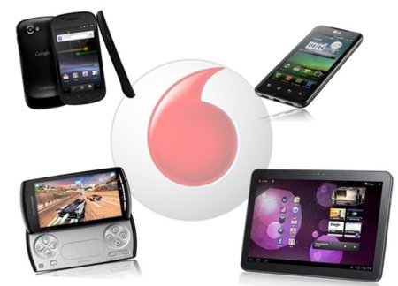 Vodafone quiere hacer pleno: Nexus S, Optimus 2X, Xperia Play y Samsung Galaxy Tab 10.1