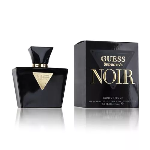 GUESS Seductive Noir, Eau de Toilette para Mujer, Colonia Floral, Fragancia Seductora, Larga Duración, 75 ml