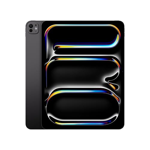 Apple iPad Pro de 13″ (M5): Pantalla Ultra Retina XDR, cámara Frontal de 12 Mpx en Horizontal y cámara Trasera de 12 Mpx, Wi-Fi 7 con el Chip N1 de Apple, 512 GB — Negro Espacial