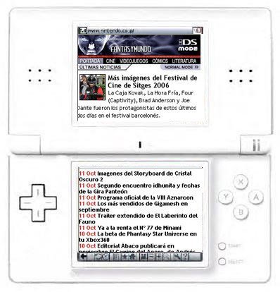 Fantasymundo presenta “Fantasymundo DS Mode” para Nintendo DS Browser