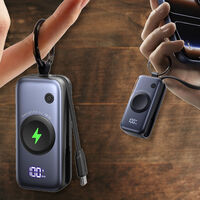 Para iPhone, AirPods e incluso un Apple Watch. Esta batería incorpora un módulo y se puede llevar en el llavero