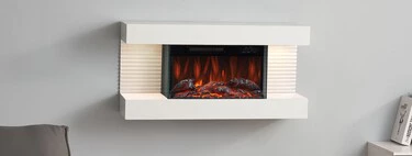 Carrefour tiene la chimenea eléctrica sin obras que calienta la casa en minutos y además bastante rebajada 