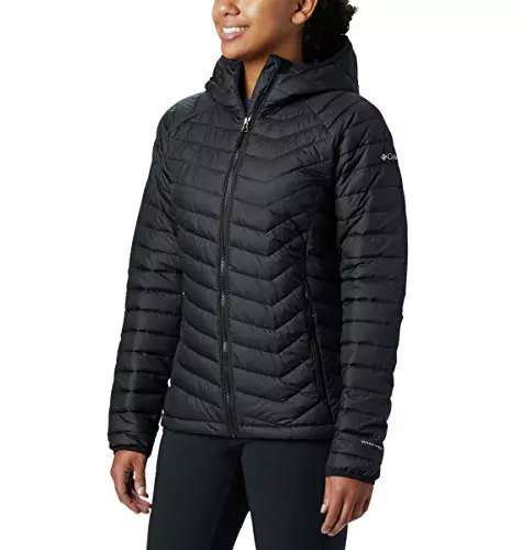 Columbia Powder Lite Hooded Jacket, Chaqueta Acolchada Con Capucha Mujer