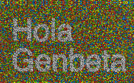 Convierte cualquier imagen o palabra en una animación 3D hecha con caramelos