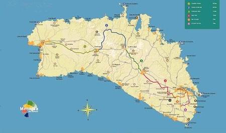Mapas y recorridos de cicloturismo en Menorca