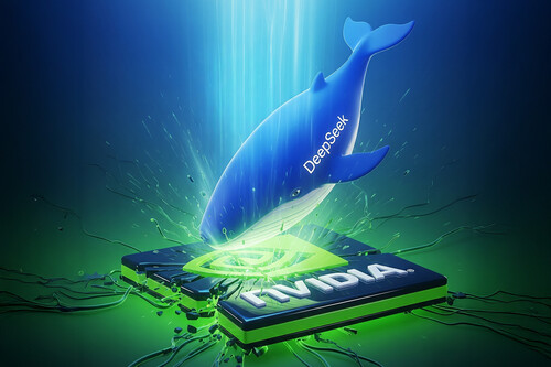 Novo modelo da DeepSeek prioriza chips chineses / Imagem:  Xataka com Gemini 2.5
