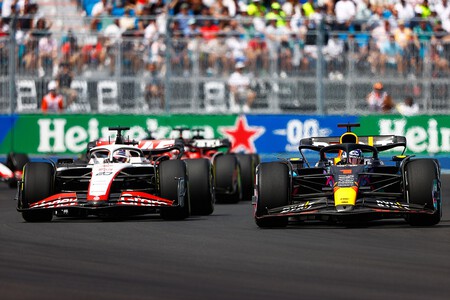 Verstappen Magnussen Miami F1 2023