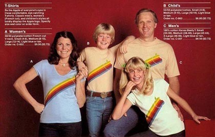 Camisetas Apple de los 80