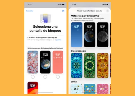 Modos concentración iOS pantalla bloqueo