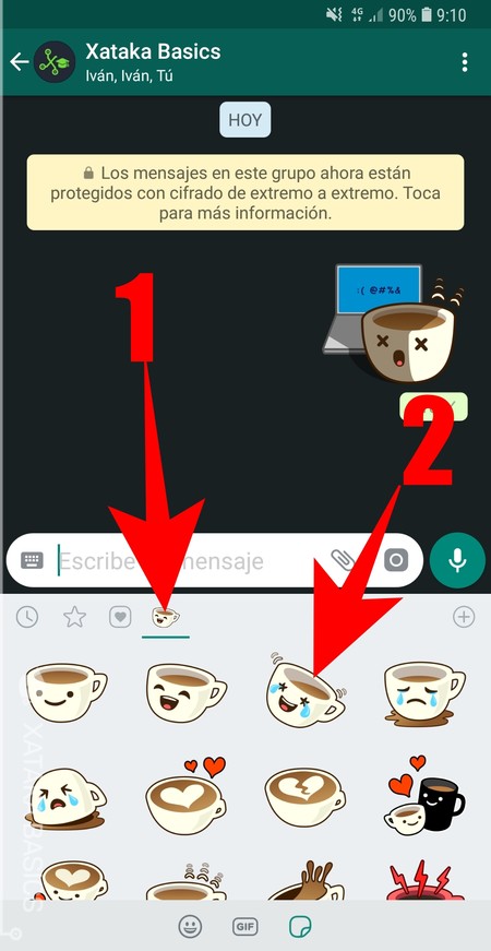 Stickers de WhatsApp: cómo enviarlos, buscarlos y descargarlos