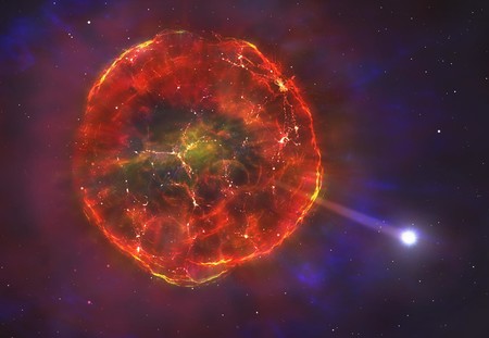 Esta estrella viaja ahora a 900.000 kilómetros por hora por nuestra galaxia debido a una explosión termonuclear