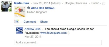 Google+ competirá con Foursquare centralizando sus check-ins e incluyendo descuentos