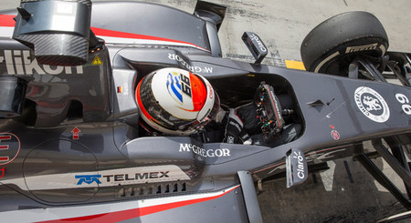 Adrian Sutil sancionado. Saldrá último