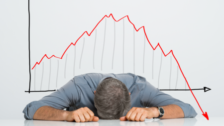 Números rojos en bolsa: los grandes índices ya caen un 20% en lo que va de año
