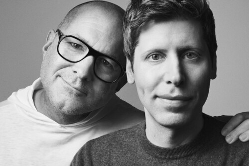 Jon Ive and Sam Altman