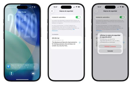 Eliminar Actualizacion