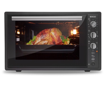 Horno Electrico Gris Negro