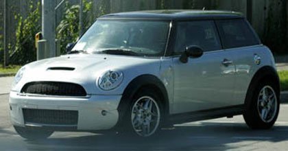 El 2007 Mini Cooper S sin camuflaje