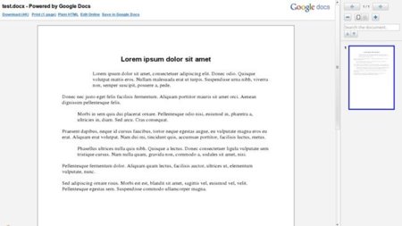 Gmail muestra archivos DOC y DOCX desde Google Docs Viewer