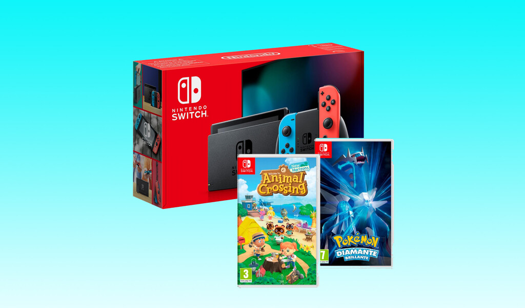 Consigue la Nintendo Switch y estos dos juegos por poco más de su PvP: casi 70 euros de descuento Consigue la Nintendo Switch y estos dos juegos por poco más de su PvP: casi 70 euros de descuento