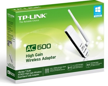 TP-LINK Archer T2UH, érase un adaptador WiFi AC a una antena pegado