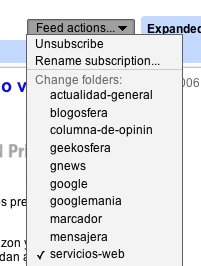 Google Reader añade nuevas funciones en los feeds