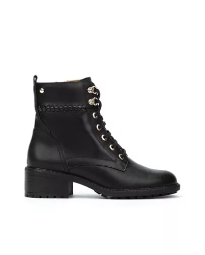 Pikolinos Botines de tacón en Cuero Medina para Señora Color Black