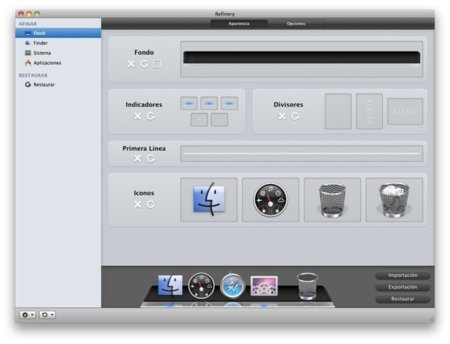 Refinery, otro programa para personalizar tu Mac
