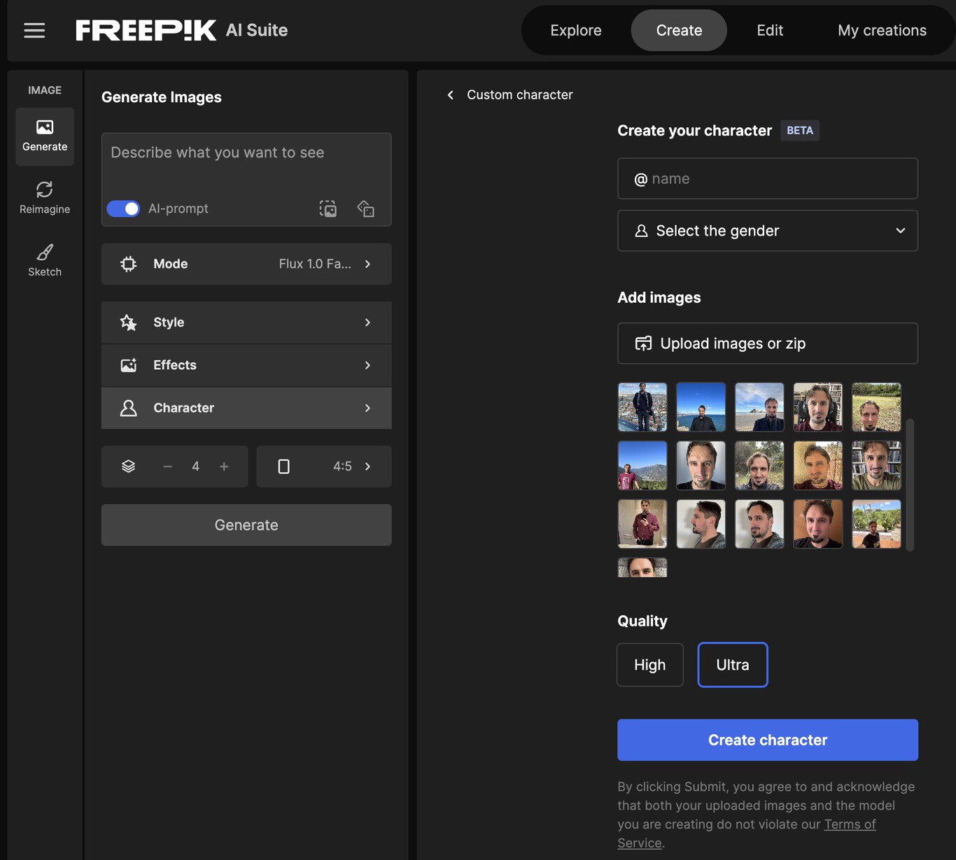 Cómo entrenar a la IA de Freepik para crear imágenes con tu cara por ...