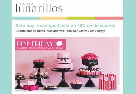 Hoy es Pink Friday en María Lunarillos, consigue tu descuento